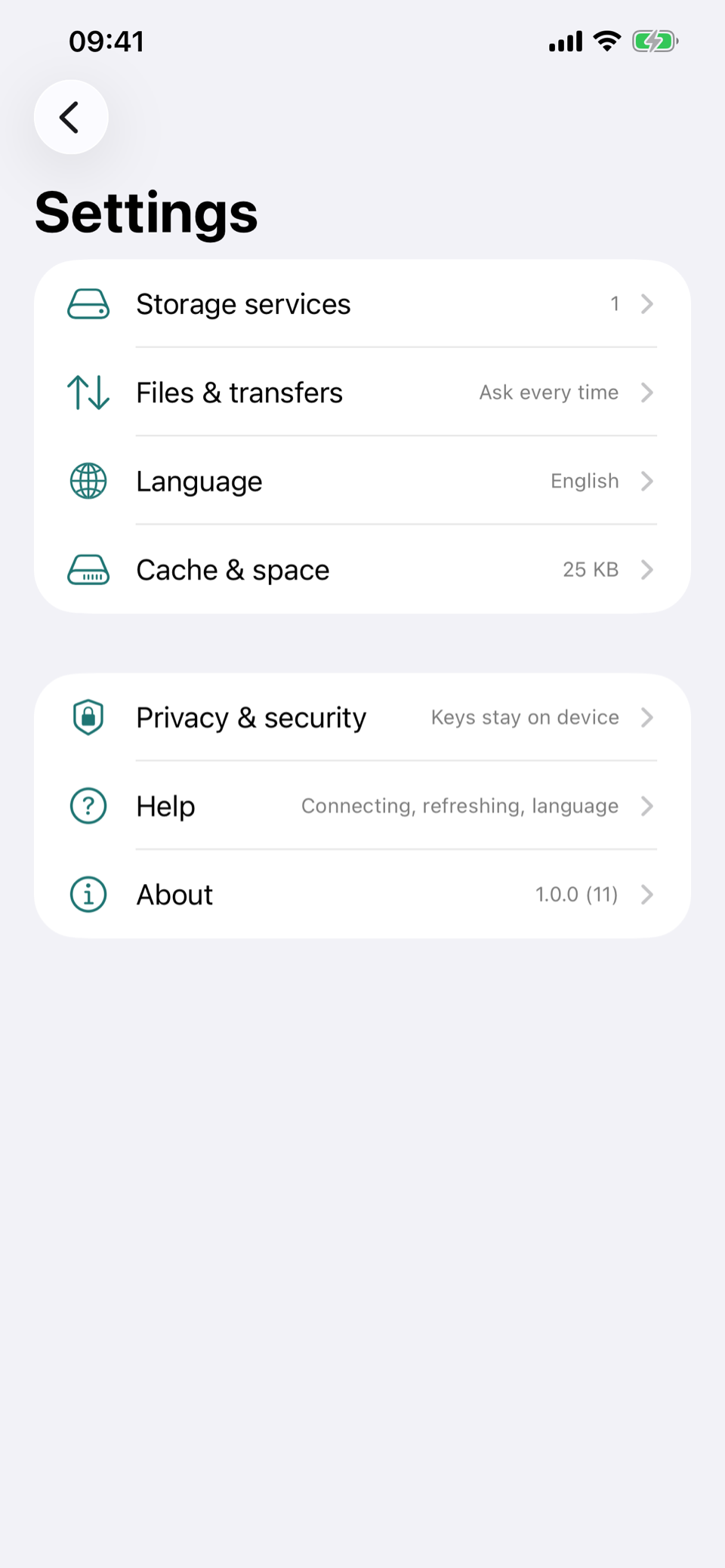Guyun: settings