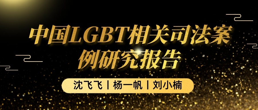 中国LGBT相关司法案例研究报告